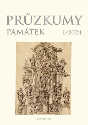 Průzkumy památek I/2024 obálka Průzkumy památek I/2024